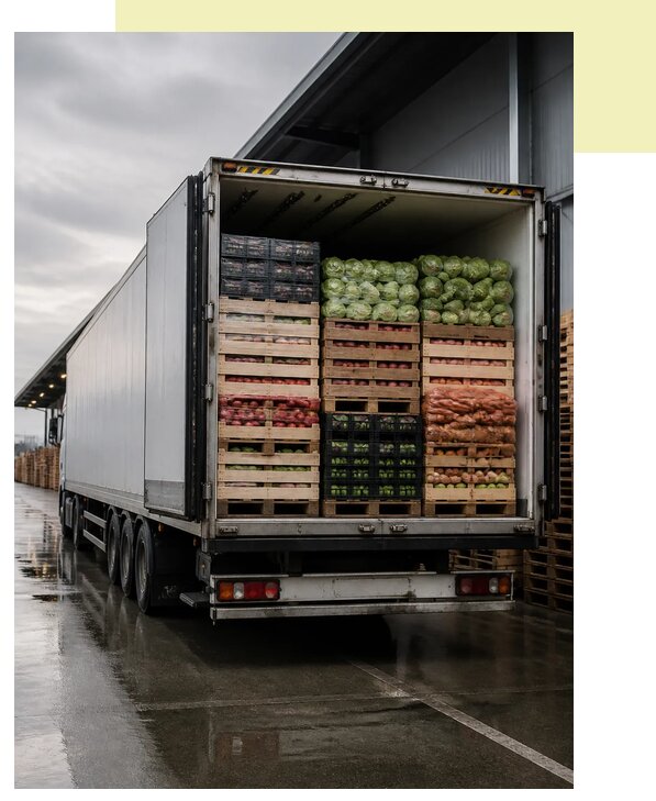 Перевозка плодоовощной продукции в Киселёвск по цене от 5141 р. | Агросервис-Кис